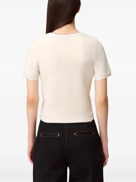 Claudie Pierlot button-fastening top - Neutrals