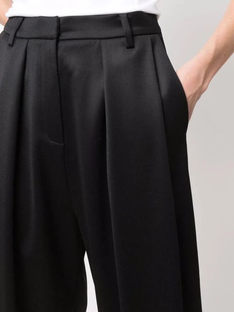 Magda Butrym high-waisted oversize tapered trousers - Black