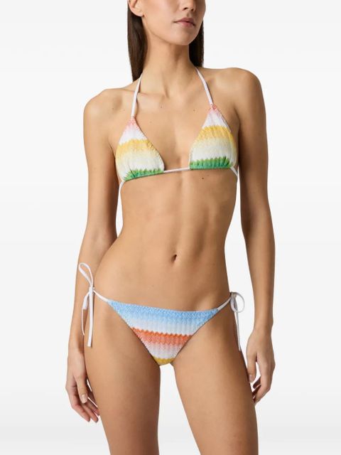 Missoni chevron-patterned bikini - White
