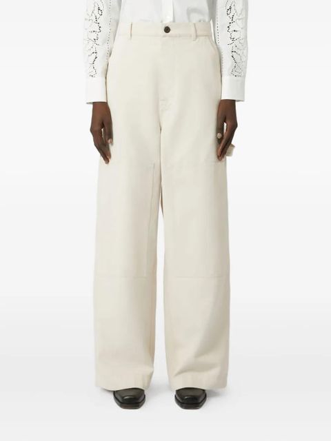 Weekend Max Mara high-waisted cargo trousers - Neutrals - zdjęcie produktu nr 1