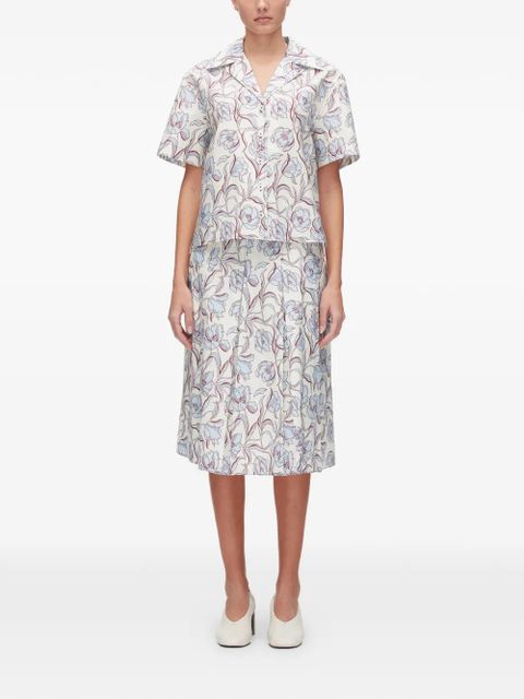 3.1 Phillip Lim floral buttoned shirt - Neutrals