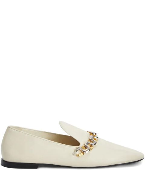 Jil Sander leather loafers - White - zdjęcie produktu nr 1