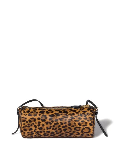Miu Miu animal-print shoulder bag - Brown