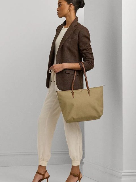 Lauren Ralph Lauren torebka kolor brązowy 431950007