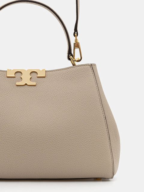 Tory Burch torebka skórzana Eleanor Soft Medium kolor beżowy 177217.250