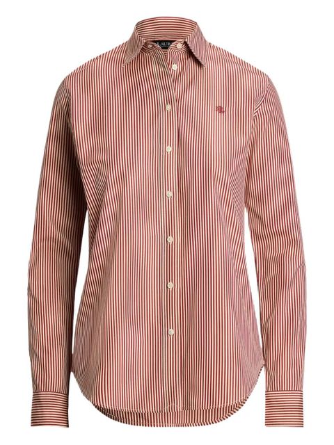 Lauren Ralph Lauren logo-detail stripe-pattern shirt - Red - zdjęcie produktu nr 1
