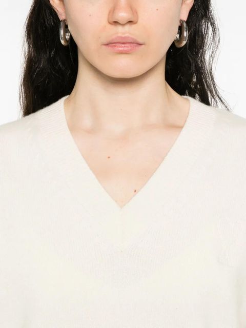 AMI Paris V-neck sweater - Neutrals