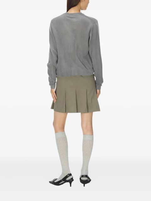 OUR LEGACY Dual button-fastening cardigan - Grey