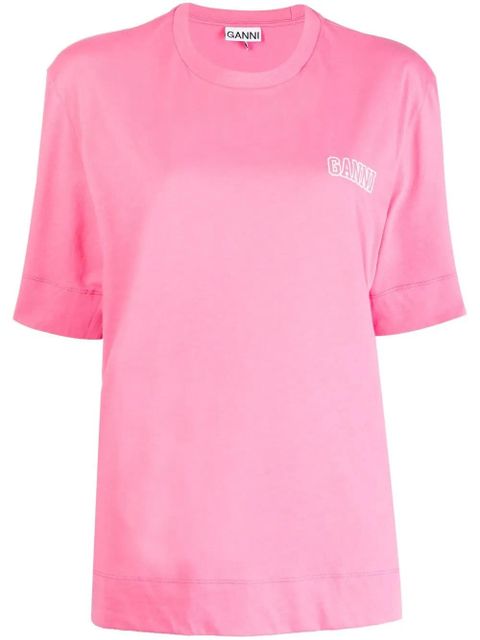 GANNI short-sleeve T-shirt - Pink
