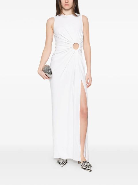 Sportmax Saletta ring-detail maxi dress - White - zdjęcie produktu nr 2