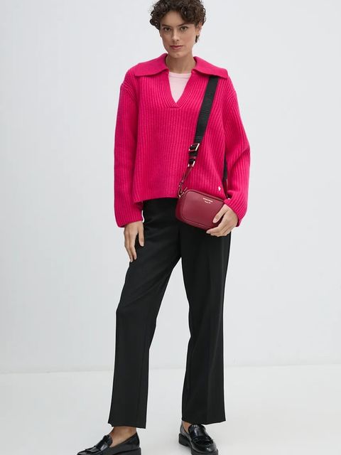 Emporio Armani torebka kolor bordowy EW000537 AF12036