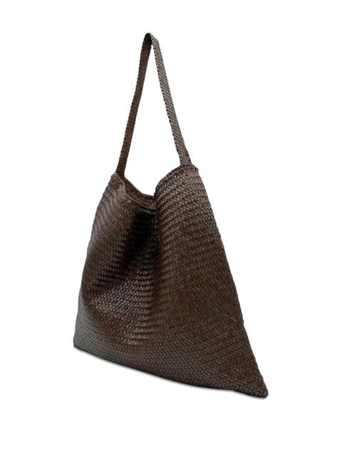 DRAGON DIFFUSION woven shoulder bag - Brown