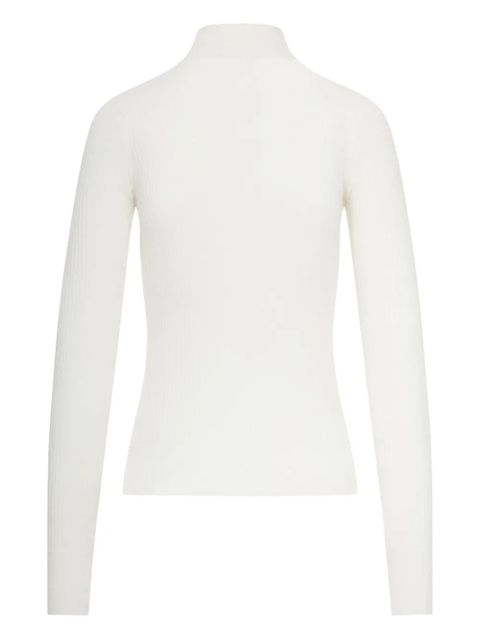 Sportmax ribbed turtleneck sweater - White - zdjęcie produktu nr 2