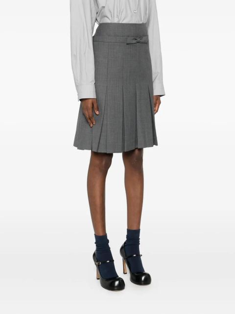 SHUSHU/TONG pleated skirt - Grey