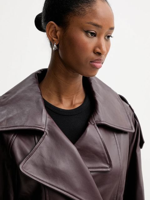 IRO kurtka skórzana WM137YURIA przejściowa YURIA