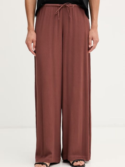 United Colors of Benetton spodnie wide leg damskie z wiskozy - zdjęcie produktu nr 1