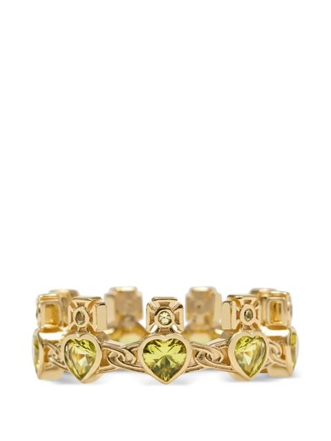 Vivienne Westwood Renatta crystal-embellished ring - Gold - zdjęcie produktu nr 1