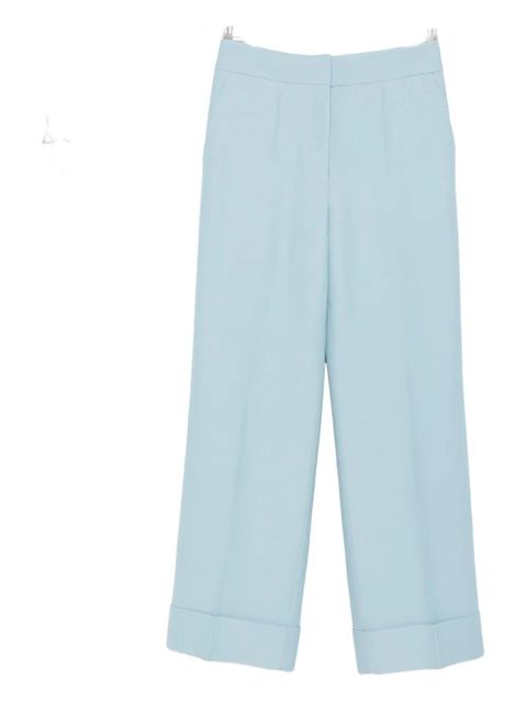 Valentino Garavani cuffed-hem tailored trousers - Blue - zdjęcie produktu nr 1