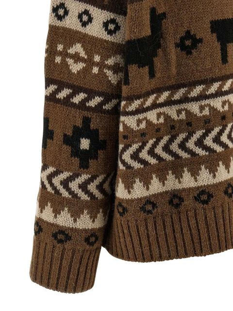 Weekend Max Mara Ovatta jacquard cardigan - Brown