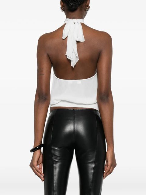 Gimaguas Boa tie-neck top - White