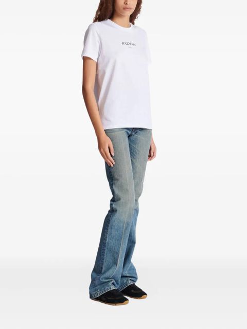 Balmain logo-print T-shirt - White