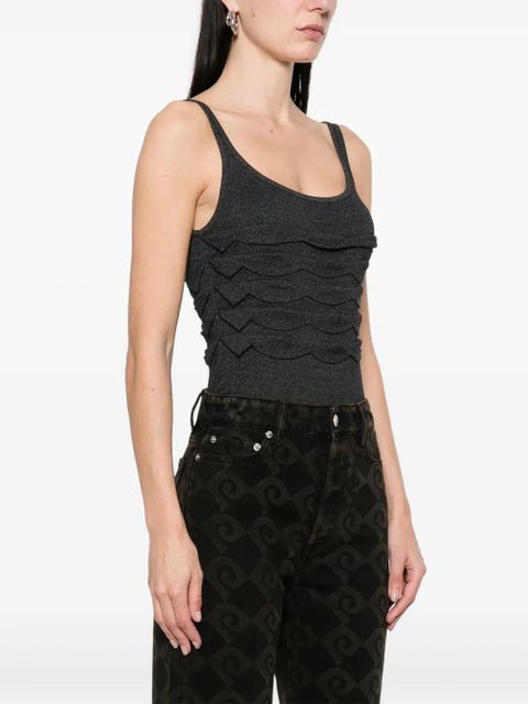 Nanushka textured knitted bodysuit - Grey