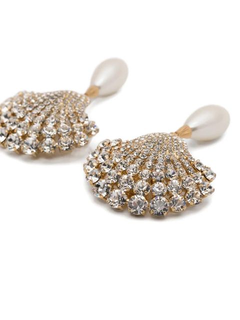 Rowen Rose teardrop embellished earrings - Gold - zdjęcie produktu nr 2