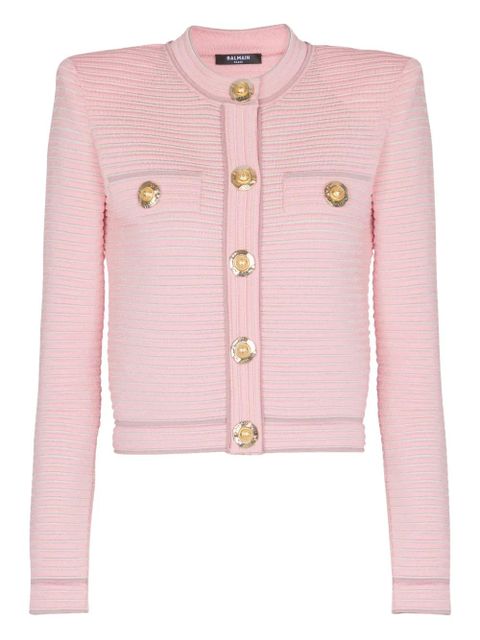 Balmain cropped cardigan - Pink - zdjęcie produktu nr 1