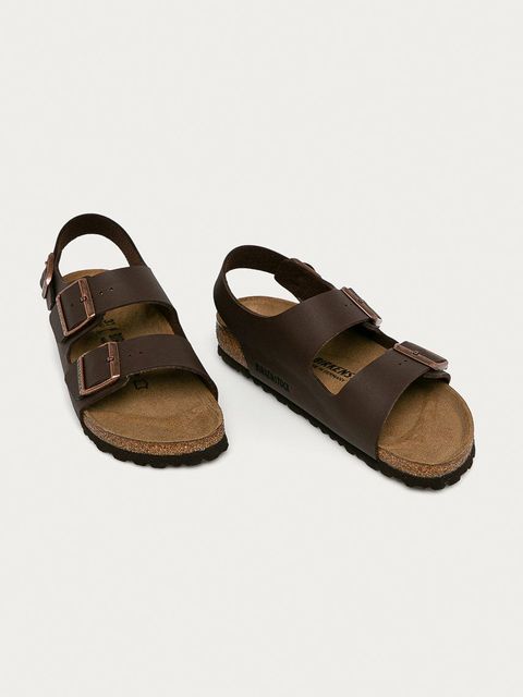 Birkenstock sandały Milano damskie kolor brązowy 34703 - zdjęcie produktu nr 2