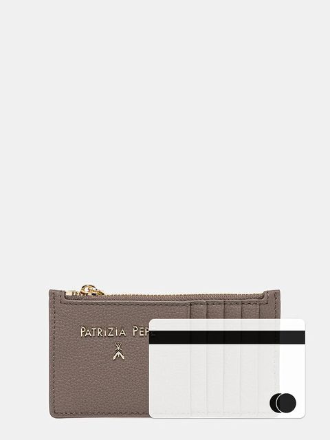 Patrizia Pepe portfel skórzany damski kolor brązowy CQ9105 L001 - zdjęcie produktu nr 2