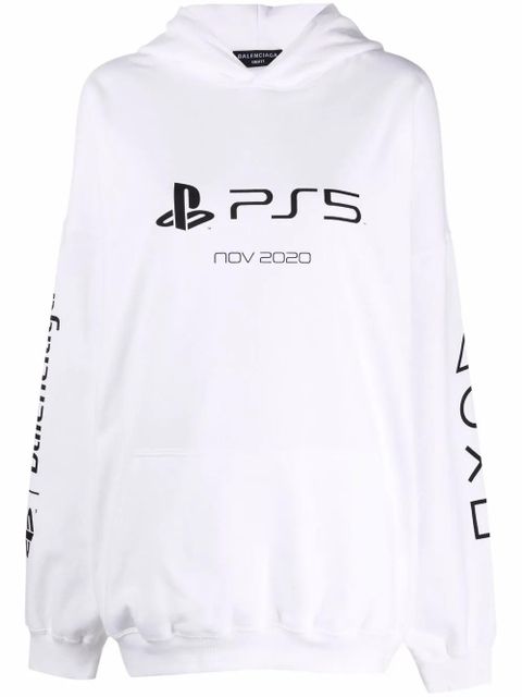 Balenciaga PS5 hoodie - White