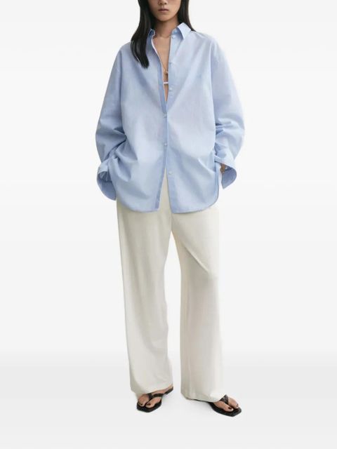 TOTEME oversized shirt - Blue - zdjęcie produktu nr 2