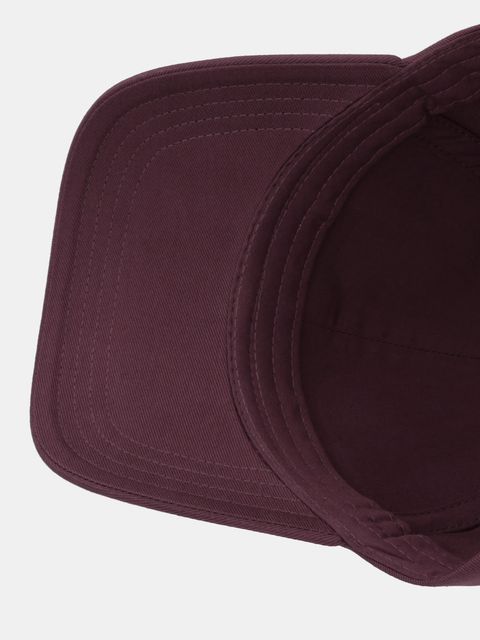 HUGO czapka z daszkiem bawełniana kolor fioletowy gładka 50533427