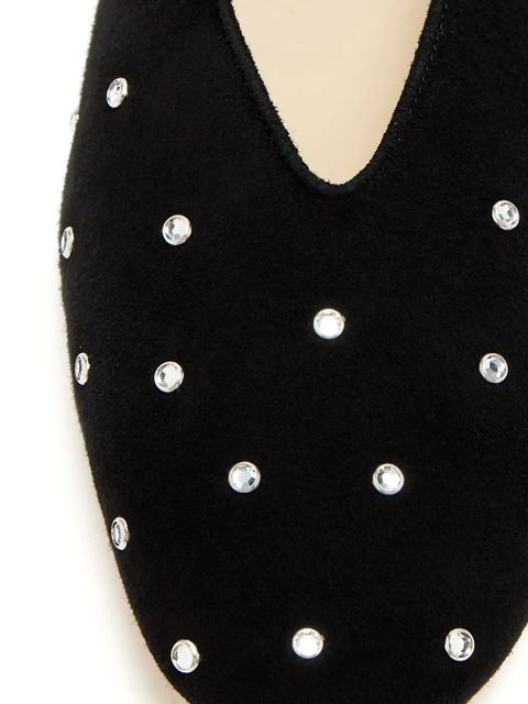 Le Monde Beryl suede ballerina shoes - Black