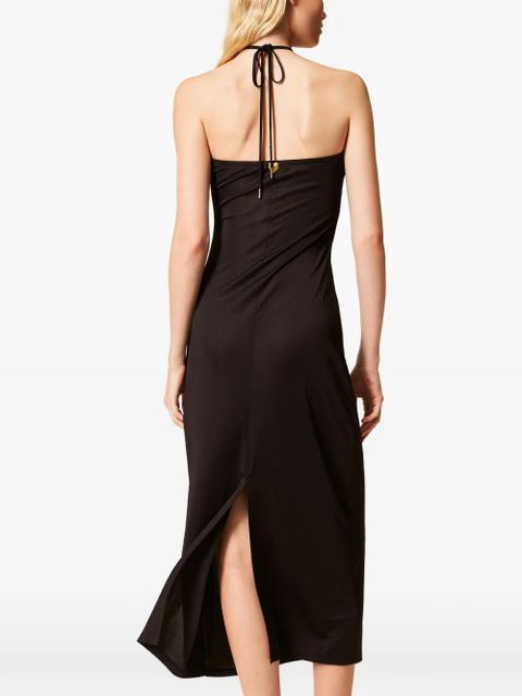 TWINSET sequin embroidery dress - Black