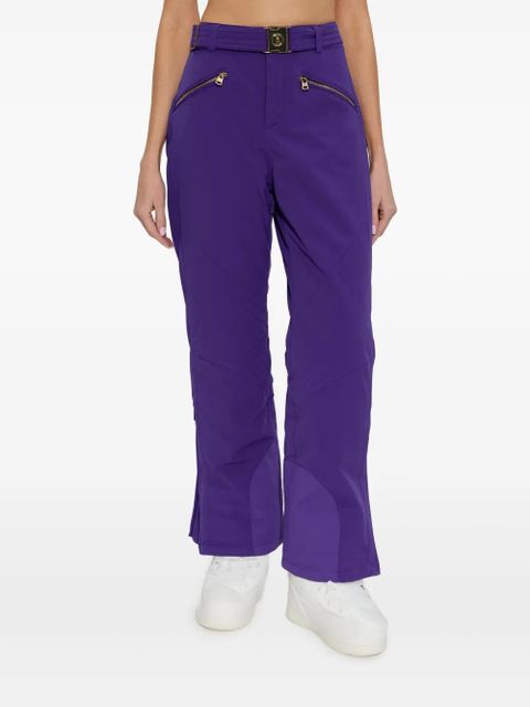 BOGNER Franzi belted zip ski pants - Purple