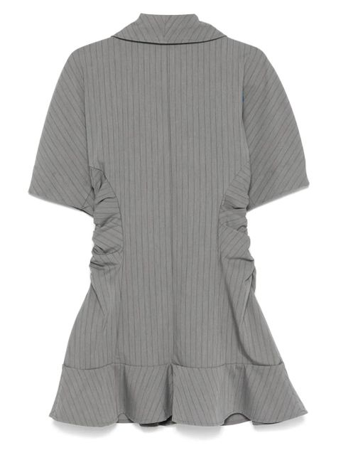 GANNI striped mini dress - Grey - zdjęcie produktu nr 2