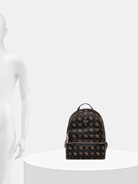 Guess plecak SILIA damski kolor brązowy mały wzorzysty TWGP98 90032 - zdjęcie produktu nr 2