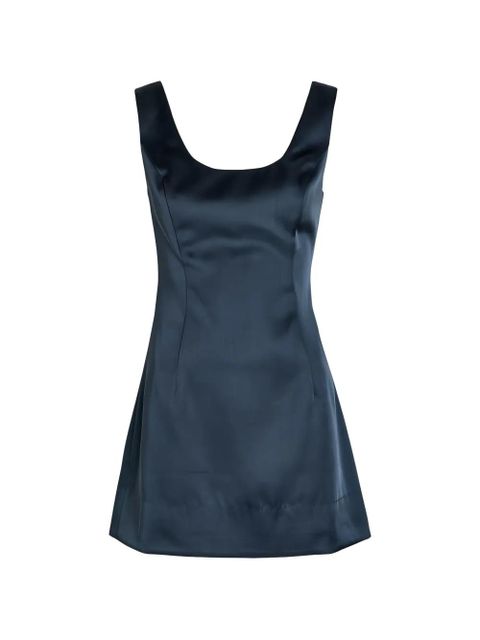 Reformation Fraceska square-neck mini dress - Blue - zdjęcie produktu nr 1