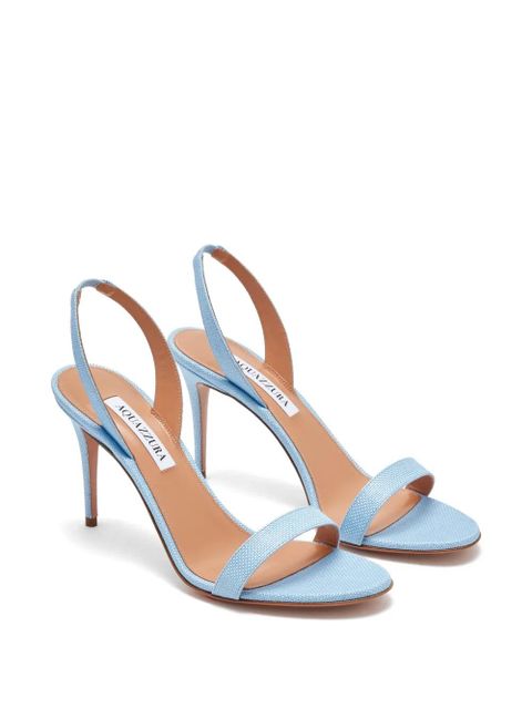 Aquazzura So Nude slingback sandals - Blue - zdjęcie produktu nr 2