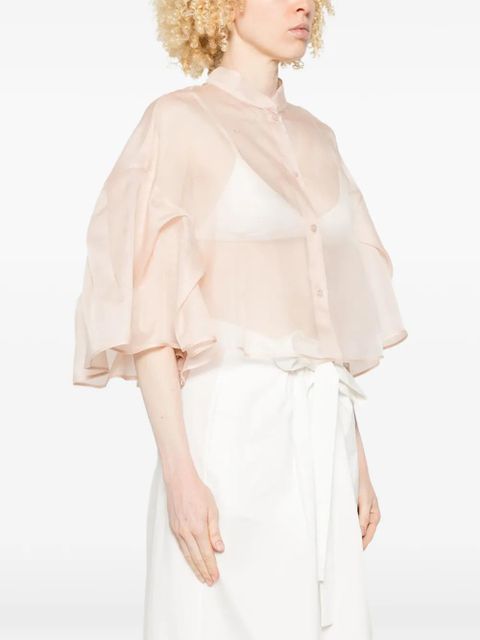 Max Mara Donna flared cape - Pink