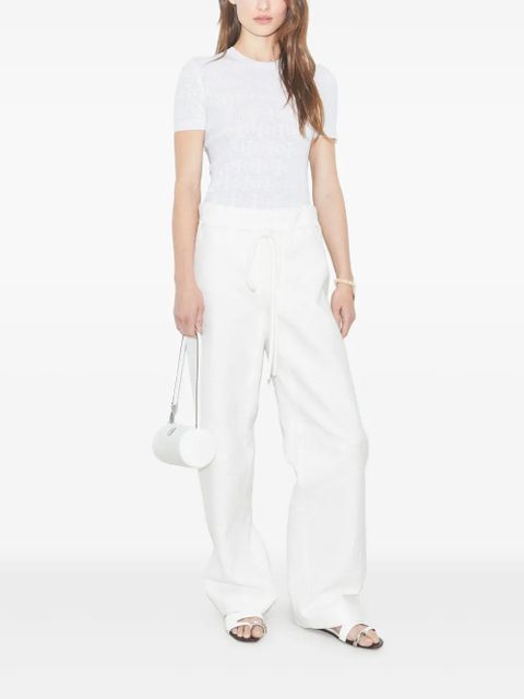 Tory Burch patterned short-sleeve top - White - zdjęcie produktu nr 2