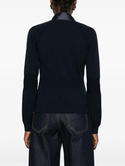 Moncler Grenoble padded zip-up jacket - Blue