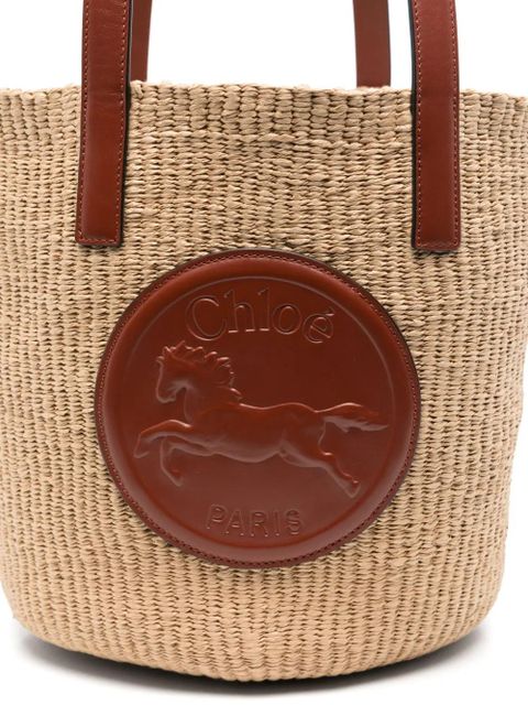 Chloé Horse Medal shoulder bag - Neutrals