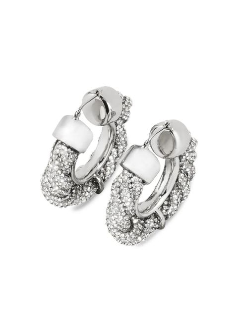 Aquazzura Scintilla hoop earrings - Silver