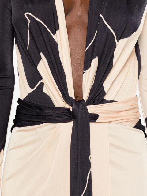 Johanna Ortiz Oasis midi dress - Neutrals