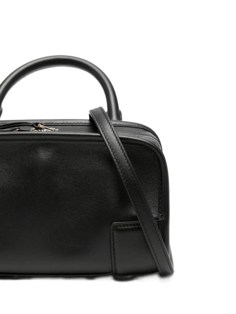 LOEWE mini Amazona 180 leather tote bag - Black