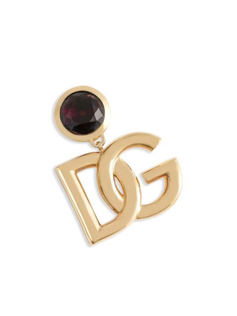 Dolce & Gabbana logo-plaque earrings - Gold