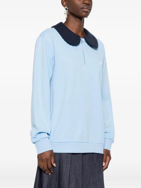 SHUSHU/TONG cotton sweatshirt - Blue