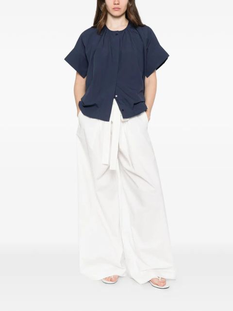 Weekend Max Mara round-neck shirt - Blue - zdjęcie produktu nr 2
